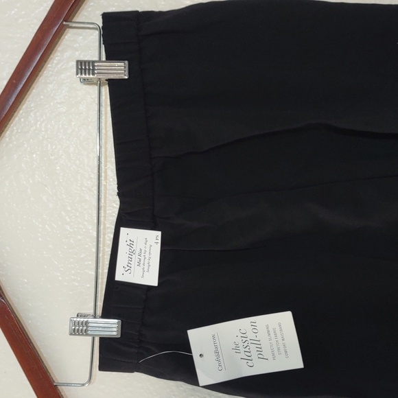 Croft&Barrow straight mid rise 4 PETITE STRETCH THE CLASSIC PULL ON - Picture 4 of 5